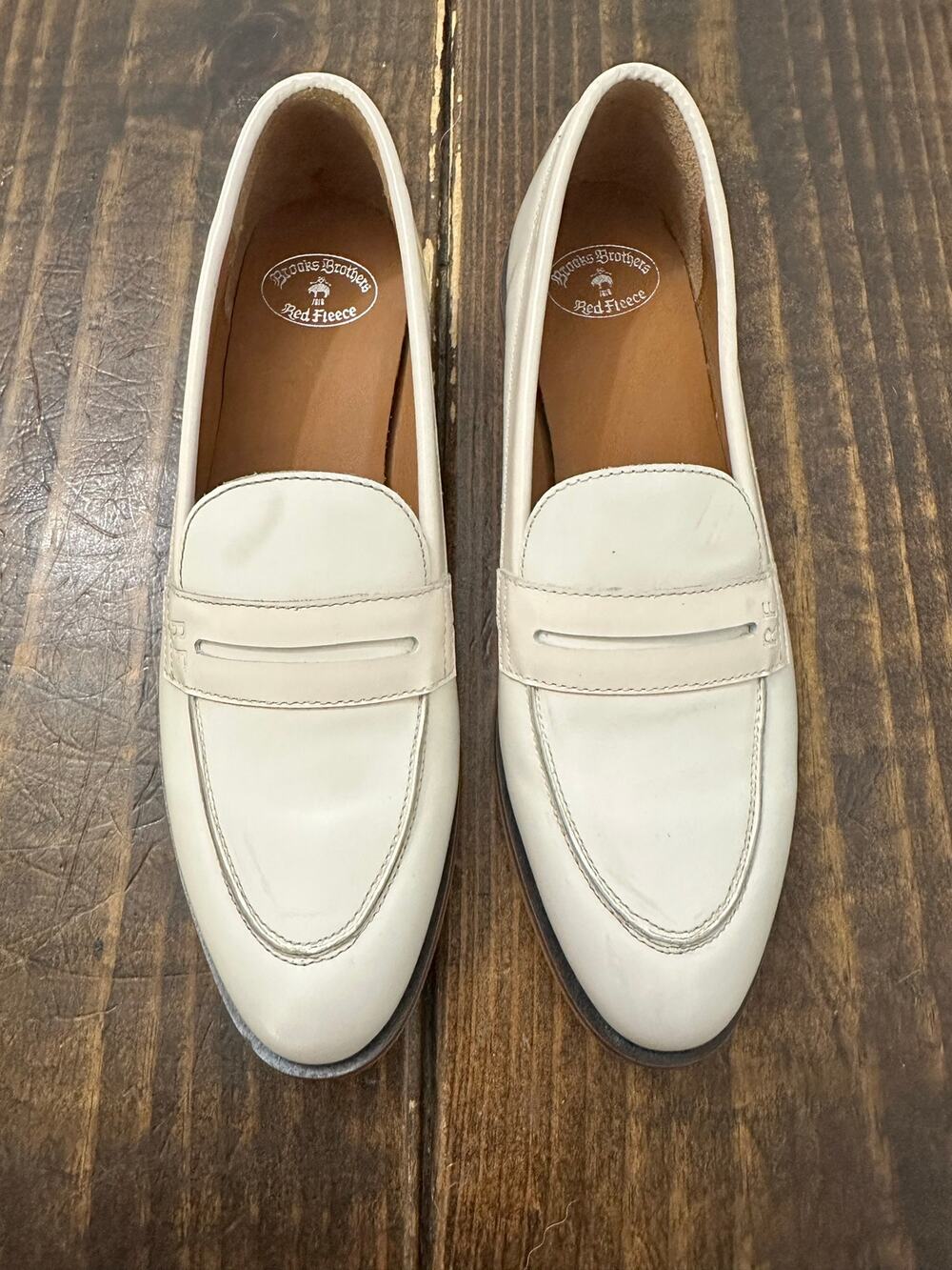 Brook Brothers Red Fleece Penny Loafers women size 10M